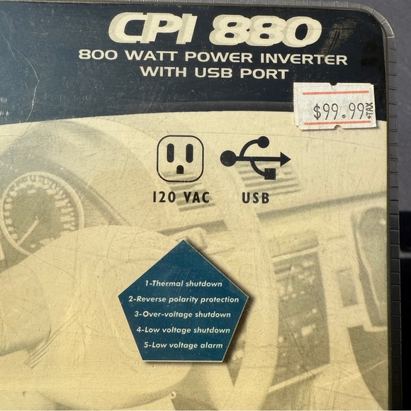Cobra CPI 880 Power Inverter with USB Port - NIB - Picture 4 of 13
